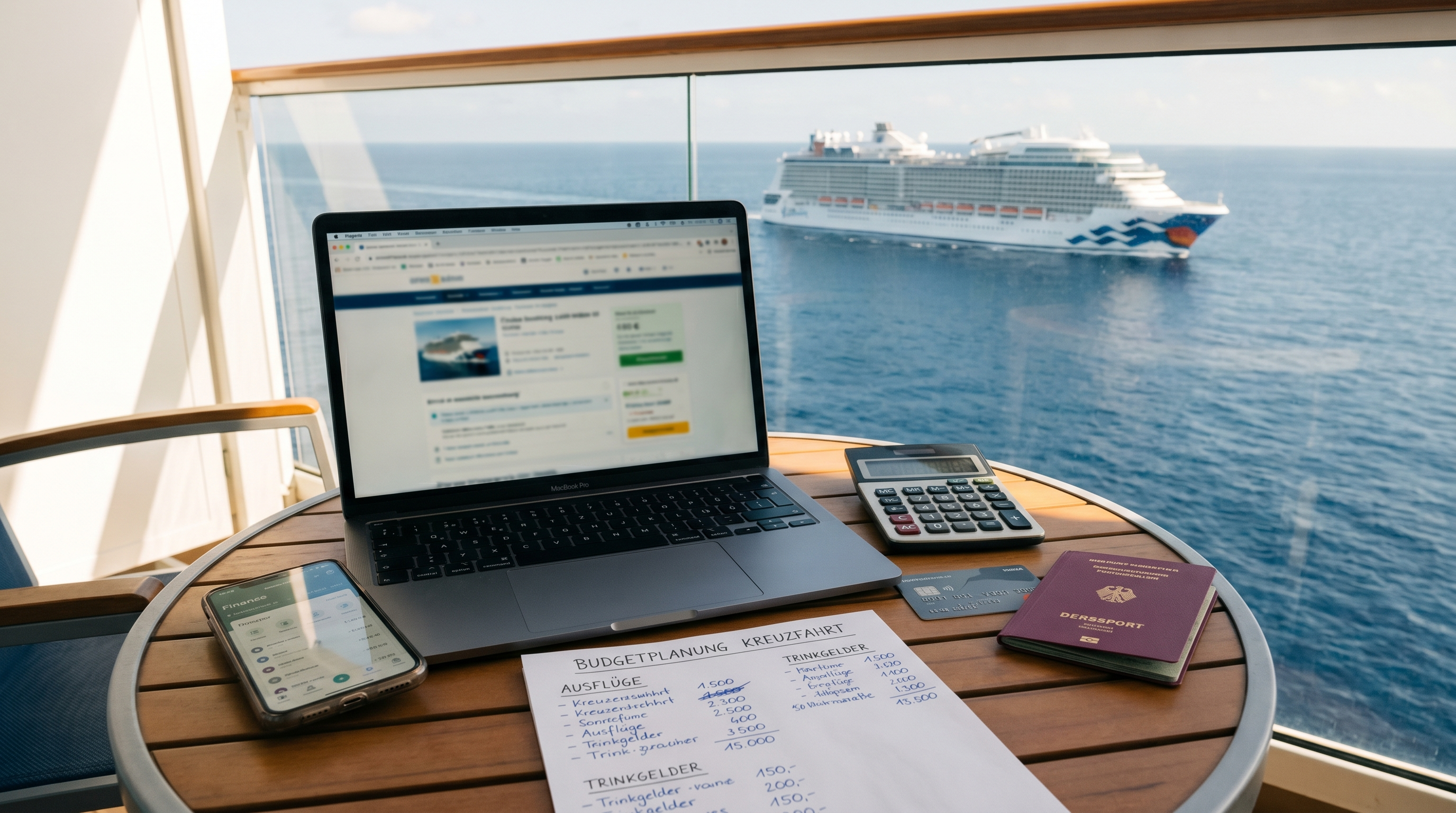 Kreuzfahrt Budget planen – Kosten realistisch kalkulieren